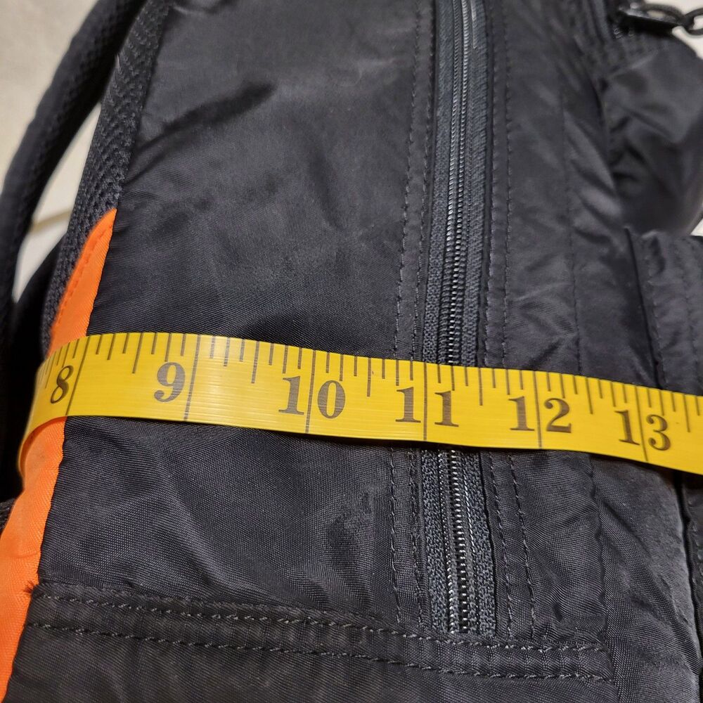 NEW ERA Commuter Small Rucksack Travel Black / Orange Backpack RARE - Picture 13 of 16